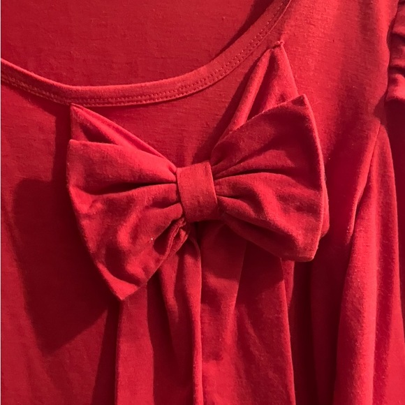 EUC ALLEGRA TOP WITH BOW AND PLEATED SHOULDERS - Picture 5 of 6